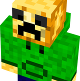 Creeper Face Potato in a Hoodie