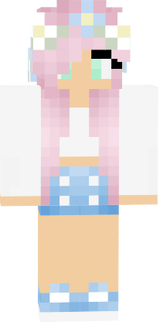 Pink hair girl