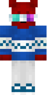 RED AND BLUE PANDA SKIN!