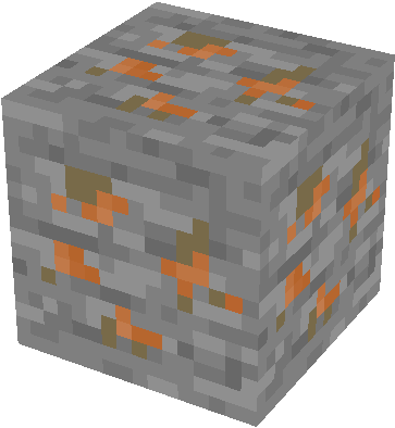 Preview of texture: Copper Ore by Creepes God (1.17 Caves And Cliffs)