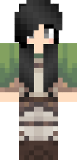 Attack On Titan Girl With Black Hair