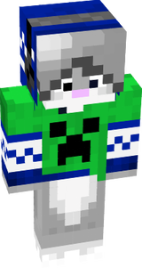 Edited by: ItzLukaSRB Nugato with headphones and Creeper T-Shirt