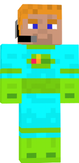 teal spaceman