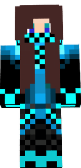 cool blue girl