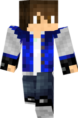 Full edited blue varsity boy