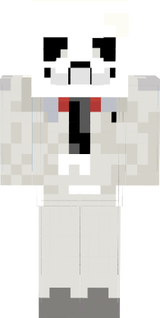 Sans in a business suit