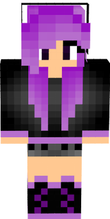 purple music girl
