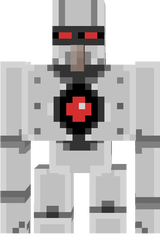 Robot Golem Red