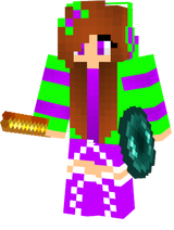 JazmineToad New super cute girls outfit headphones bow boots brown hair purple green lime and 
