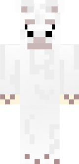 weißes lama