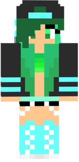 Pastellgruen_ Nike Girl blue,green