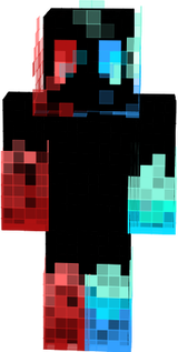 red and blue