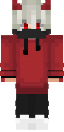 Preview of texture: Red hoodie devil boy