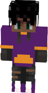 Luis con ropa morada