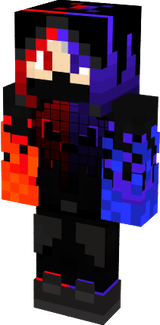 red and blue