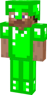 steve con armadura de diamante
