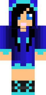 blue girl