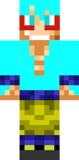 Goku supesayian 4 bleu