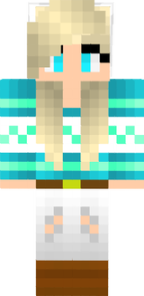 Cute Blonde Girl-CreeperEnderGirl
