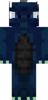 Drache: blau