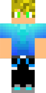 Mein Skin (kurze Ärmel, grüne Augen)
