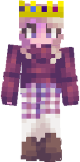 girl purple crown