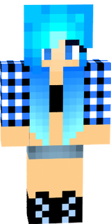 epic blue girl