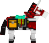 The Frosty Gold Horse Armor