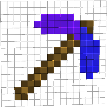 Preview of texture: netherite_pickaxe