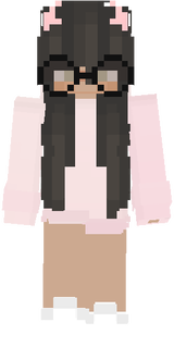 pink girl w/ glasses