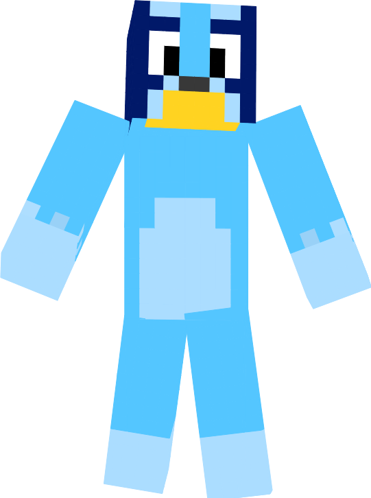 bluey minecraft - player Skin - NovaSkin