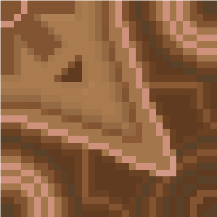 Preview of texture: fixed 32x brown terracotta