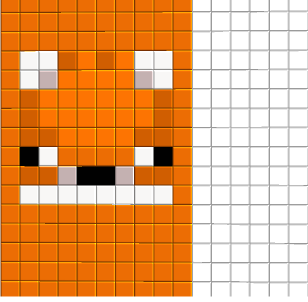 Preview of texture: official minecraft fox cape
