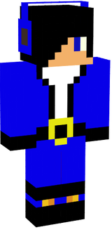pere noel bleu