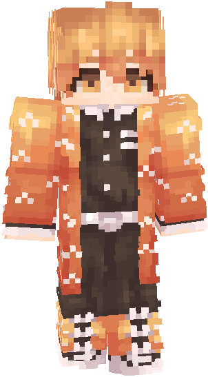 Preview of texture: Zenitsu Agastuma |Demon Slayer |Kimetsu no yaiba |Anime