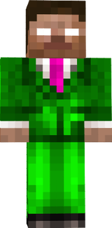 Green Herobrine Suit