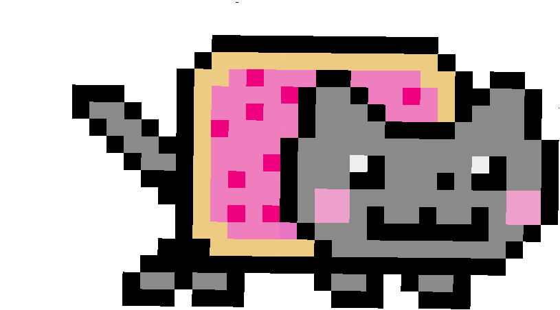 Preview of texture: nyan cat ohne regenbogen