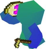 zelenomodry skyn
