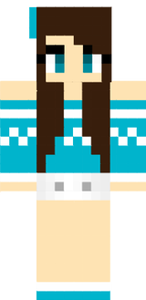 teal with bow