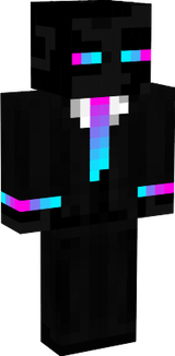 Blue Purple Gradient Enderman