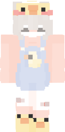 Preview of texture: cute pastel duck girl