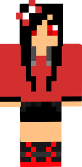 vampire girl with hoodie (added bow)