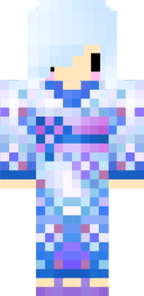Cute Girl in a Blue Kimono! (Chibi Ver)