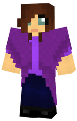 Purple Shawl and Jeans