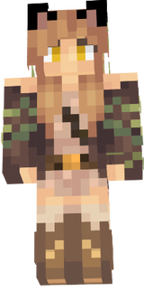 Cat girl/ feline/ forest girl