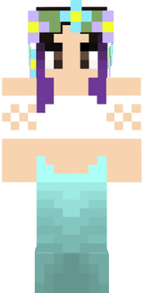 tester of cute mermaid girl