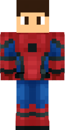 Preview of texture: peter parker com roupa do homem aranha sem a mascara