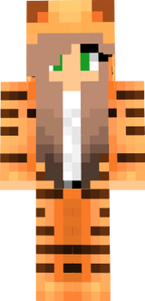 cute girl onesie tiger in love