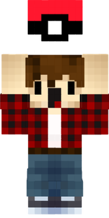 Dark Hair Grian Poggers with PokeBall