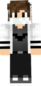 skin com aroupa do batman com mascara